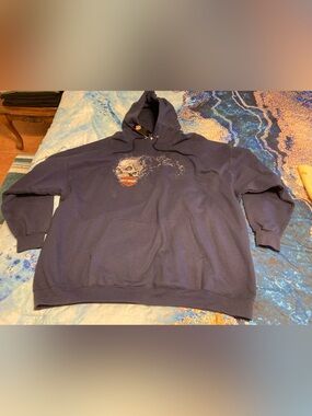 Navy Blue Harley-Davidson Hoodie-SZ 3XL-NWT